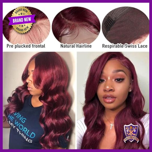 28 Inch Human Hair Lace Front Wig 13x4 HD Glueless Body Wave Pre Plucked main image 5